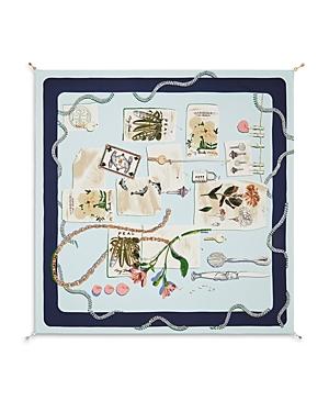 Tory Burch Gardening Mood Board Silk Square Scarf