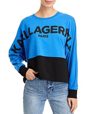 Karl Lagerfeld Paris Wrap Logo Top