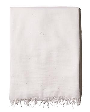 Chan Luu Cashmere & Silk Scarf With Scattered Sequins