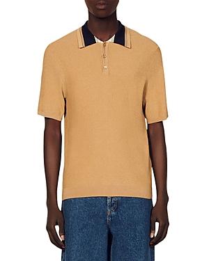 Sandro Milo Short Sleeve Knit Polo