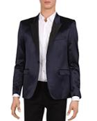The Kooples Slim Fit Tuxedo Jacket With Satin Collar
