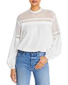 A.l.c. Remi Mesh Yoke Top
