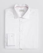 Eton Solid Dress Shirt With French Cuff - Slim Fit