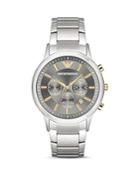 Emporio Armani Chronograph Stainless Steel Watch, 43 Mm