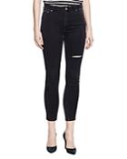 The Kooples Crop Franky Jeans In Anthracite