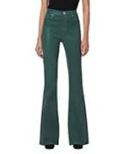 Hudson Holly High Rise Flare Jeans In Coated Garden Topiary