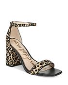 Sam Edelman Women's Daniella Leopard-print High-heel Sandals