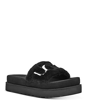 Ugg? Women's Laton Logo Embroidered Slide Sandals