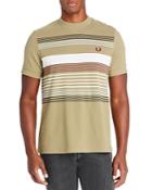 Fred Perry Cotton Stripe Pique Tee