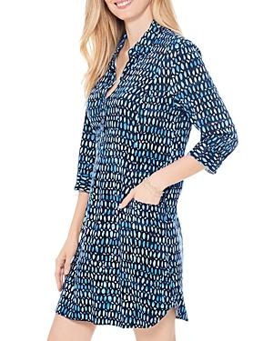 Nic+zoe Blue Mosaic Dress
