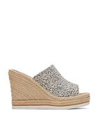 Toms Women's Monica Leopard Print Wedge Mules