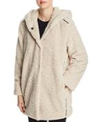 Capote Teddy Faux-fur Hooded Jacket