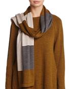 Eileen Fisher Color-block Collection Merino Wool Scarf