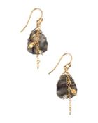 Chan Luu Labradorite, Swarovski Crystal & Bead Drop Earrings