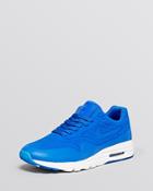 Nike Lace Up Sneakers - Women's Air Max 1 Ultra Moire