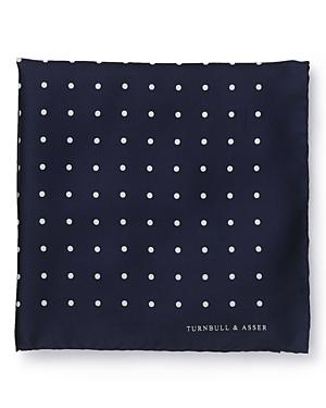 Turnbull & Asser Polka Dot Pocket Square