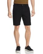 Rag & Bone Standard Issue Twill Regular Fit Shorts In Black