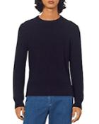 Sandro Ribbed Regular Fit Crewneck Sweater