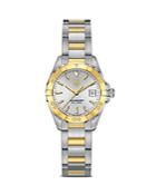 Tag Heuer Aquaracer 300m Quartz Stainless Steel And 18k Yellow Gold Watch, 27mm