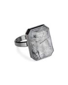 Ringly Aries Activity Tracker Smart Ring In Tourmalated Quartz