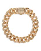 Luv Aj Pave Cuban Chain Link Bracelet