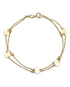 Moon & Meadow Layered Disc & Bead Bracelet In 14k Yellow Gold - 100% Exclusive