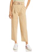 Derek Lam 10 Crosby Atto Belted Paperbag Waist Pants