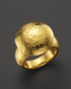 Gurhan 24k Gold Classic Lentil Round Domed Ring
