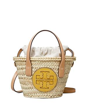 Tory Burch Ella Mini Straw Basket Crossbody