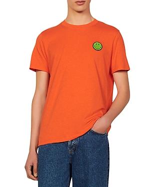 Sandro Organic Cotton Smiley Tee