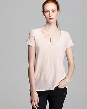 James Perse Tee - Sheer Slub Boyfriend