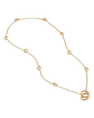 John Hardy 18k Yellow Gold Classic Chain Interlocking Circle Necklace, 20