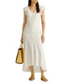 Lauren Ralph Lauren Embroidered Drop Waist Dress