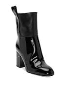 Laurence Dacade Women's Leather & Patent Leather Block Heel Booties