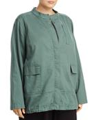 Eileen Fisher Plus Organic Cotton Jacket