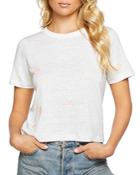 Chaser Embroidered Lip Tee
