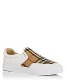 Burberry Women's Salmond Vintage Check Slip On Sneakers