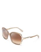 Kate Spade New York Laurie Oversized Square Sunglasses, 57mm