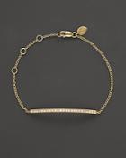 Meira T 14k Yellow Gold Diamond Bar Bracelet