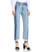Maje Packy Two-tone Faded Jeans