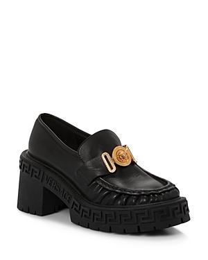 Versace Women's La Medusa High Heel Loafers