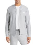Boss Sariq Logo Zip Up Sweater