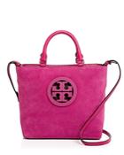 Tory Burch Charlie Small Suede Tote