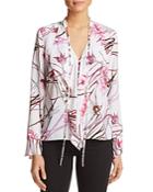 Sioni Ruffle Front Floral Top - Compare At $66