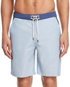 Solid & Striped Chambray Color Block Board Shorts