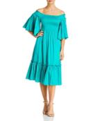 Kobi Halperin Andrea Smocked Midi Dress