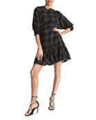 Reiss Daisy Check Flippy Dress