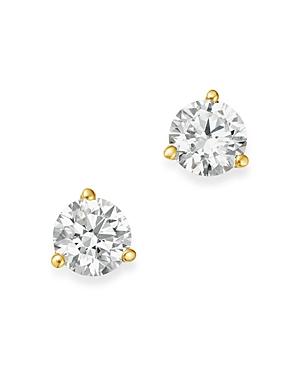 Bloomingdale's Certified Diamond Stud Earrings In 18k Yellow Gold Martini Setting, 0.75 Ct. T.w. - 100% Exclusive