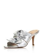 Charles David Women's Corona Leather High Heel Slide Sandals