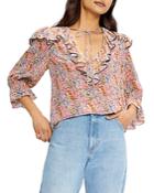 Ted Baker Floral Ruffled Blouse
